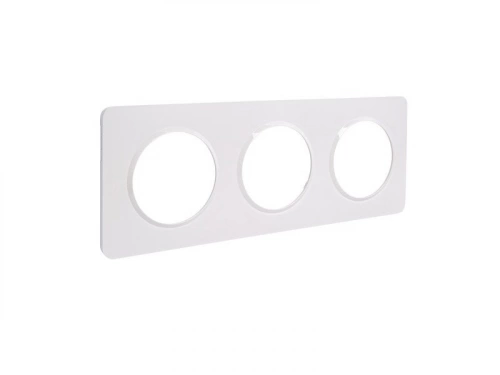 Plaque triple Lumia, LEXMAN, blanc