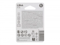 Pile bouton alcaline LR44, LEXMAN