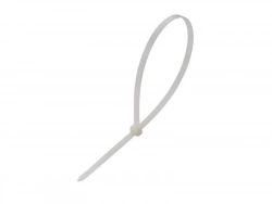 Lot de 25 colliers, LEXMAN, diam. 3 à 90 x L. 350 mm blanc
