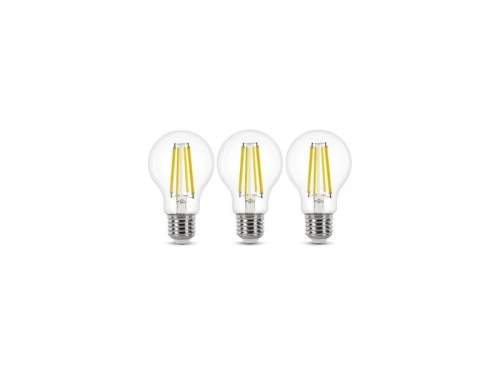 Lot de 3 ampoules led à filament  E27, 806Lm = 3.8W, LEXMAN