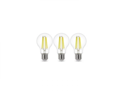 Lot de 3 ampoules led à filament  E27, 806Lm = 3.8W, LEXMAN