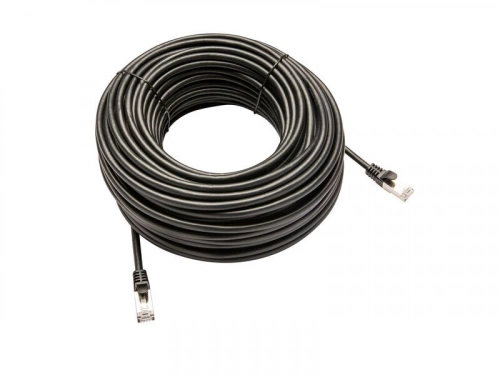 Câble cat 6 RJ45, 30m, pvc, noir, LEXMAN