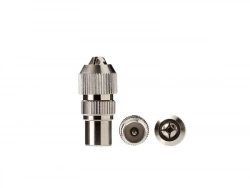 Fiche coaxiale, 9,52mm, mâle, LEXMAN