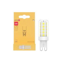 Ampoule led, capsule G9, 470lm = 40W, blanc chaud, LEXMAN