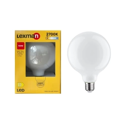 Ampoule led E27, 1521lm = 100W, blanc chaud, LEXMAN