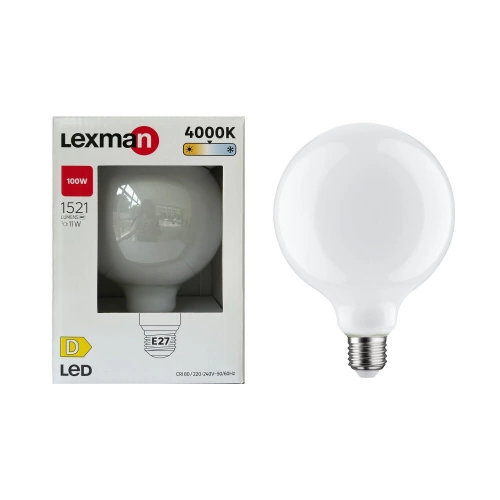 Ampoule led E27, 1521lm = 100W, blanc neutre, LEXMAN