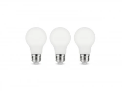 Lot de 3 ampoules led, E27, 806lm = 60W, blanc neutre, LEXMAN