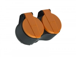 Biplite sans fil, 2 prises, LEXMAN, blanc