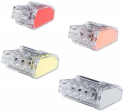Assortiment de 50 bornes automatiques, 2.5mm² pour rigide LEXMAN