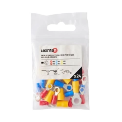 Lot de 24 cosses anneaux LEXMAN