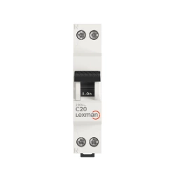 Disjoncteur ph+n LEXMAN 20a a vis