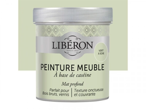 Peinture Meuble Et Boiserie Caséine Liberon Vert À Soie Mat 0.5 L