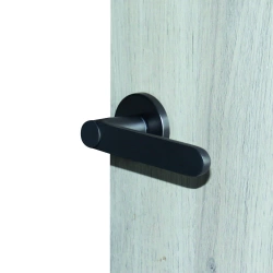 2 poignées sur rosace LINEA BERTOMANI MeudonK aluminium canon de fusil satiné G1