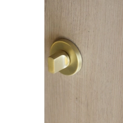 2 rosaces adhésives LINEA BERTOMANI conda/décondamnation MeudonK acier laiton D2