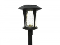 Balise Solaire À Piquer Verre 2 Lumen Noir Lumineo