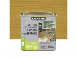 Vernis Cuisine Et Bain Vernis Cuisine Et Bains Luxens, 0.75 L, Chêne Clair