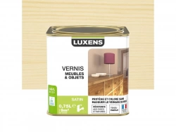 Vernis meubles et objets LUXENS, incolore satiné, 0L75