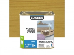 Vernis Meuble Et Objet Vernis Meubles Et Objets Luxens, Chêne Clair Mat, 0.75L