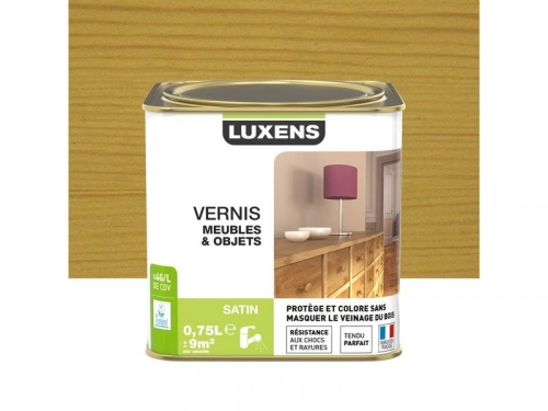 Vernis Meuble Et Objets Vernis Meubles Et Objets Luxens, Chêne Clair Satiné, 0.7