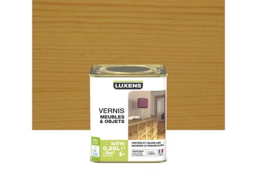 Vernis Meuble Et Objets Vernis Meubles Et Objets Luxens, Chêne Doré Satiné, 0.25