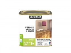 Vernis Pour Meubles Et Objets Satin Noyer 750Ml
