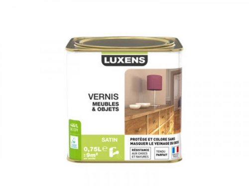 Vernis Pour Meubles Et Objets Satin Noyer 750Ml