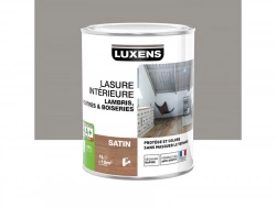 Lasure Intérieure Poutre Et Lambris Lasure Intérieure Luxens, 1 L, Gris-Gris N°3