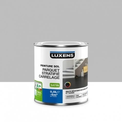 Peinture sol intérieur Haute résistance LUXENS, gris galet n°5, 0.5 l