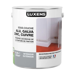 Sous-couche pvc, aluminium, galva  LUXENS 2.5 l