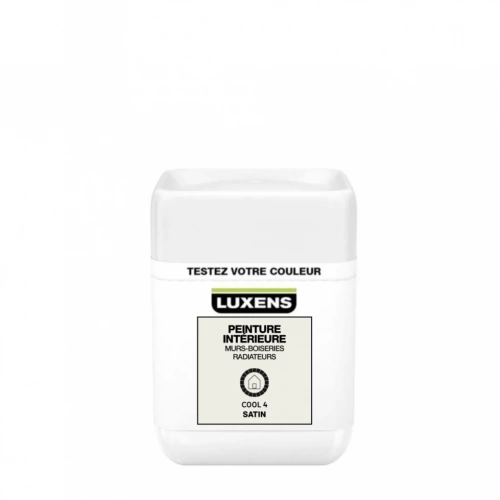 Testeur peinture, mur, boiserie, radiateur LUXENS, cool 4, satin, 0.05