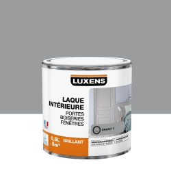 Peinture boiserie granit 3 brillant LUXENS Laque 0.5l