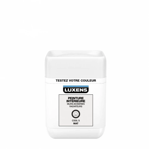Testeur peinture, mur, boiserie, radiateur LUXENS, cool 5, mat, 0.05