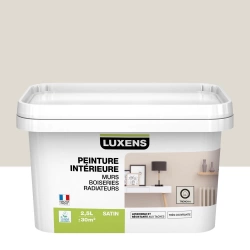 Peinture trench 6 mur, boiserie, radiateur Intérieure LUXENS satiné 2.5 l