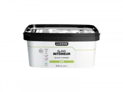 Peinture Mur Et Boiserie Luxens Rafraichir Blanc Satiné, 2.5 L