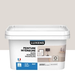 Peinture mur, boiserie, radiateur Multisupports LUXENS trench 6 mat 2.5 l