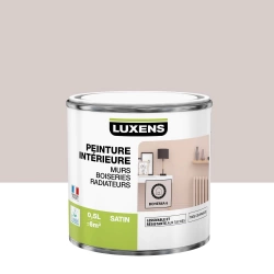 Peinture, mur, boiserie, radiateur, Multisupports LUXENS, bohemia 6, satin, 0.5