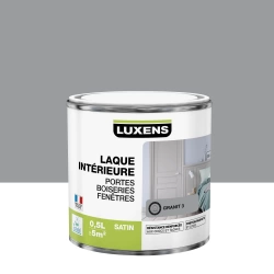 Peinture boiserie granit 3 satin LUXENS Laque 0.5l