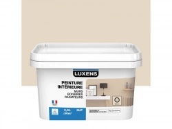 Peinture mur, boiserie, radiateur Intérieure LUXENS moka 6 mat 2.5 l
