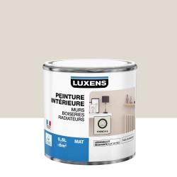 Peinture mur, boiserie, radiateur Multisupports LUXENS trench 6 mat 0.5 l