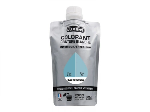 Colorant Spécial Peinture Acrylique Luxens 250 Ml Bleu Turquoise