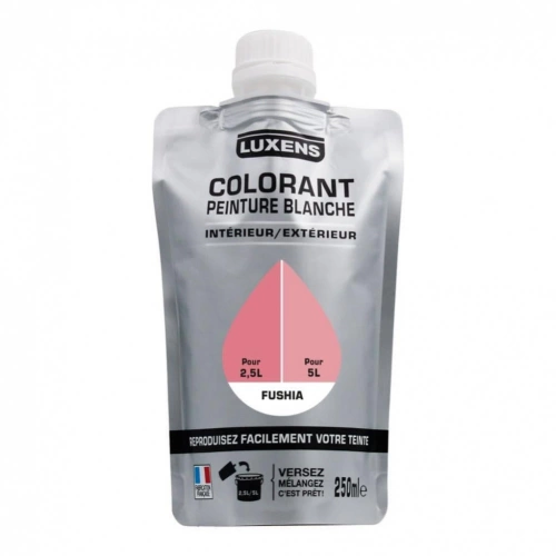 Colorant spécial peinture acrylique LUXENS 250 ml fushia