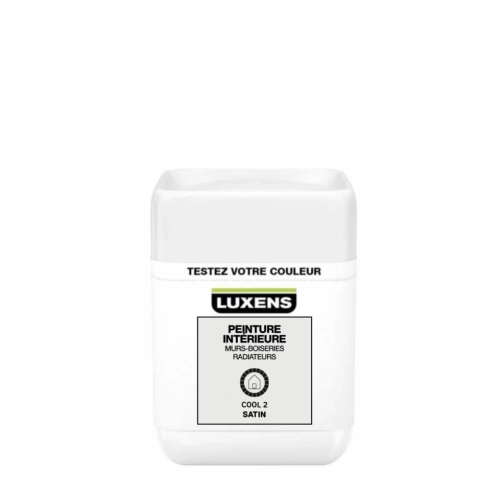 Testeur peinture, mur, boiserie, radiateur LUXENS, cool 2, satin, 0.05