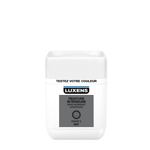 Testeur peinture, mur, boiserie, radiateur LUXENS, granit 2, mat, 0.05