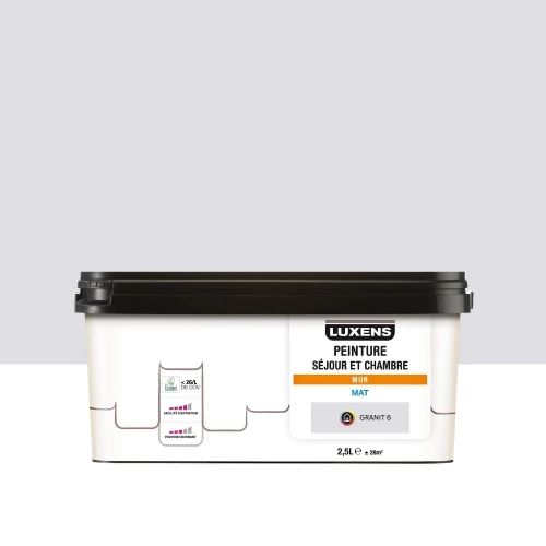 Peinture granit 6 mat LUXENS Intérieure 2.5l