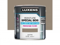 Peinture Bois Extérieur / Intérieur Satin Trench 3 Luxens 2.5 L