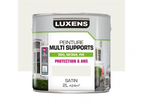Peinture multimatériaux Extérieur Luxens Blanc Satiné 2 L