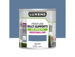 Peinture multimatériaux Extérieur Luxens Bleu Provence Satiné 0.5 L