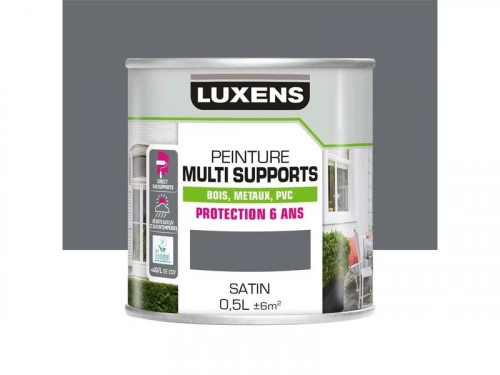 Peinture multimatériaux Extérieur Luxens Granit 2 Satiné 0.5 L