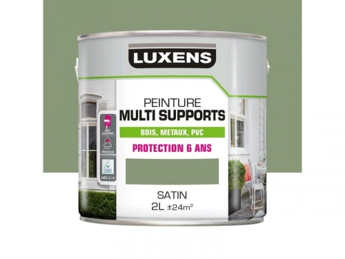 Peinture multimatériaux Extérieur Luxens Vert Provence Satiné 2 L