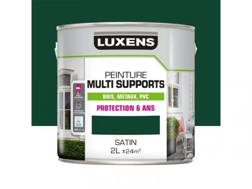 Peinture multimatériaux Extérieur Luxens Vert Mousse Satiné 2 L